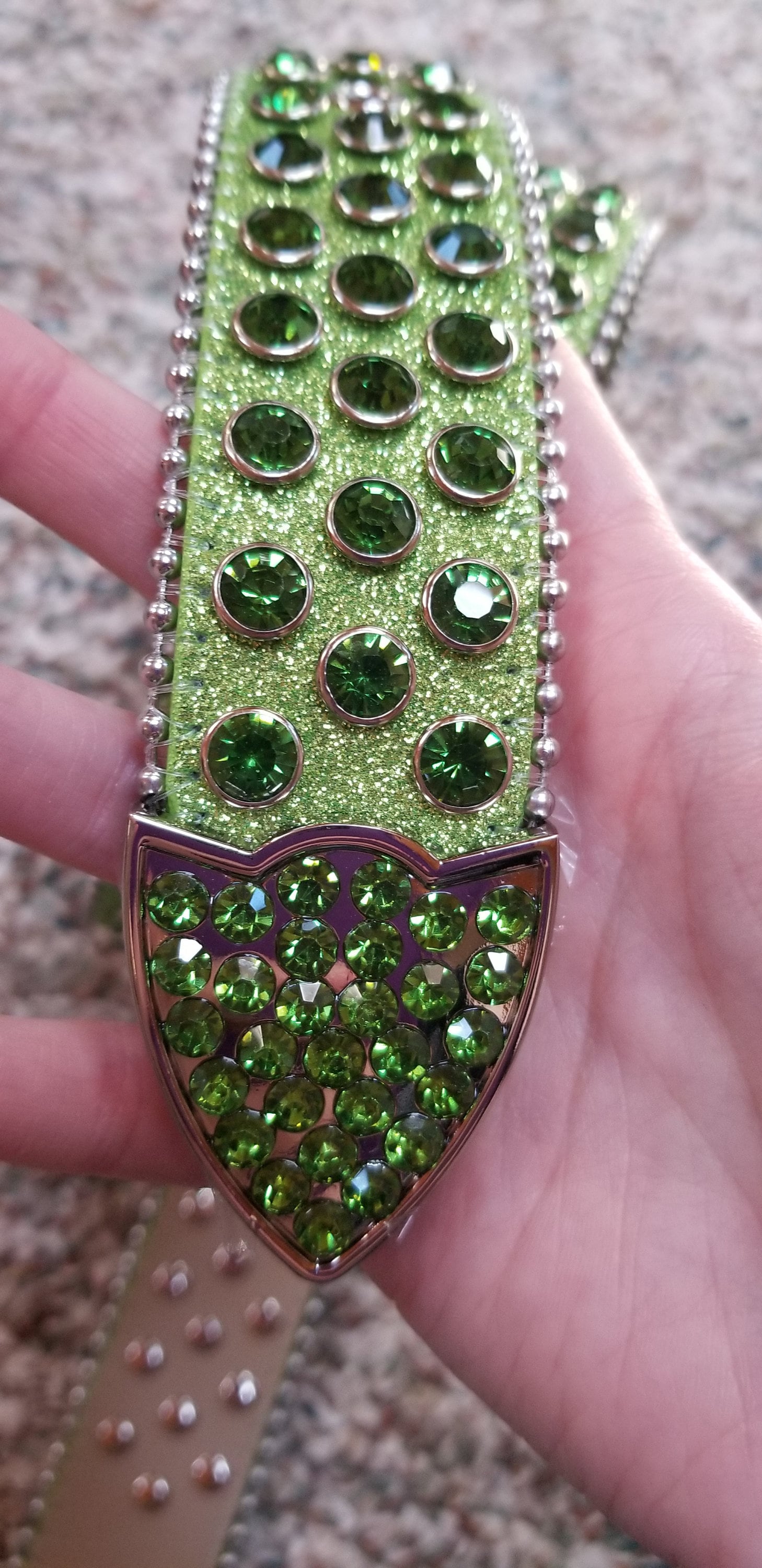 Green Rhinestone Western Belt Cowgirl Cowboy Bling Party Rodeo Etsy