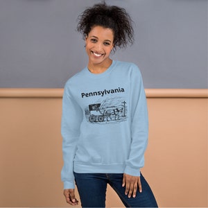 Sudadera unisex Amish Buggy Pennsylvania Camisetas