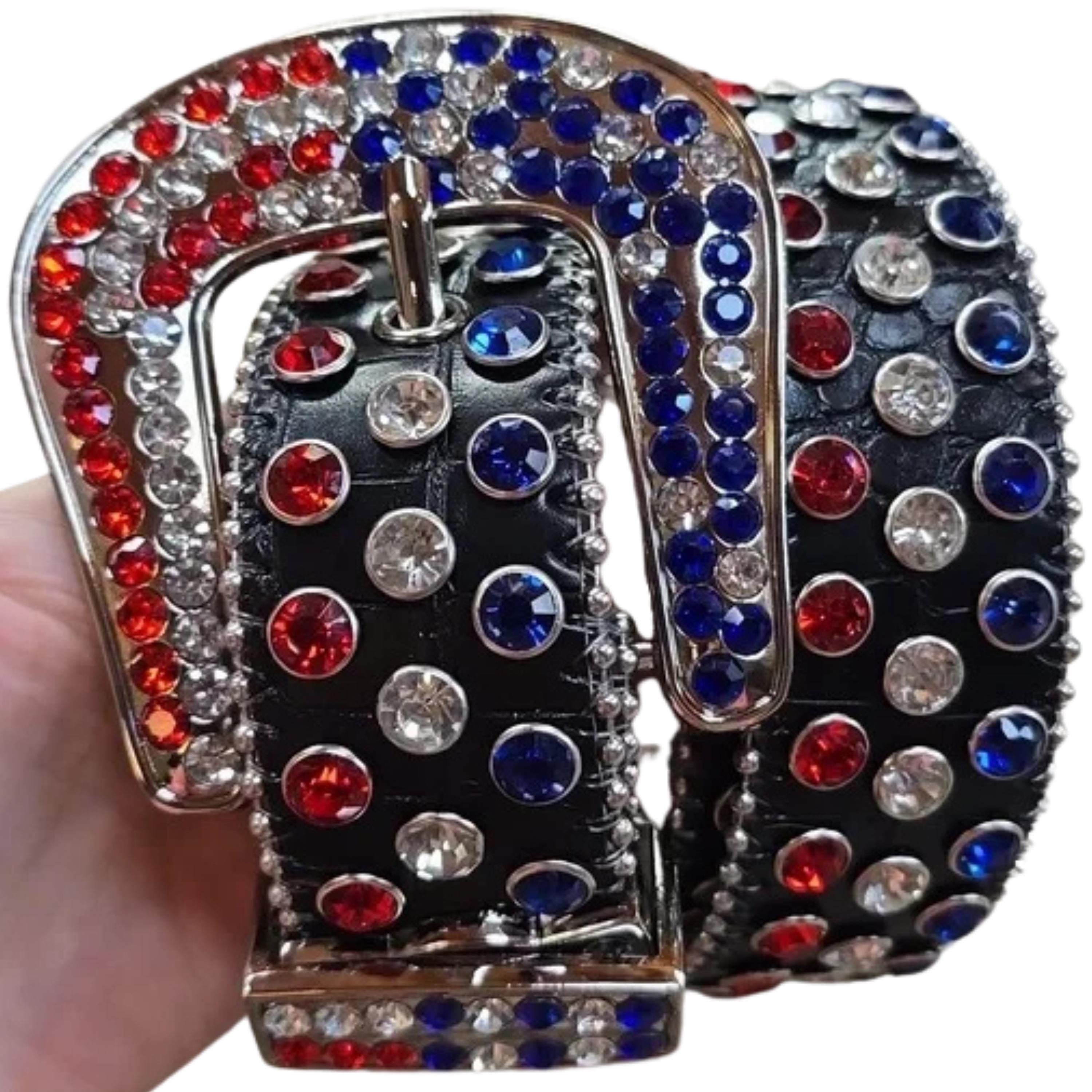 Rhinestone Rodeo Pageant Patriotic Western Rhinestone Belts, Bling Fashion Belts, Pageant and ...
