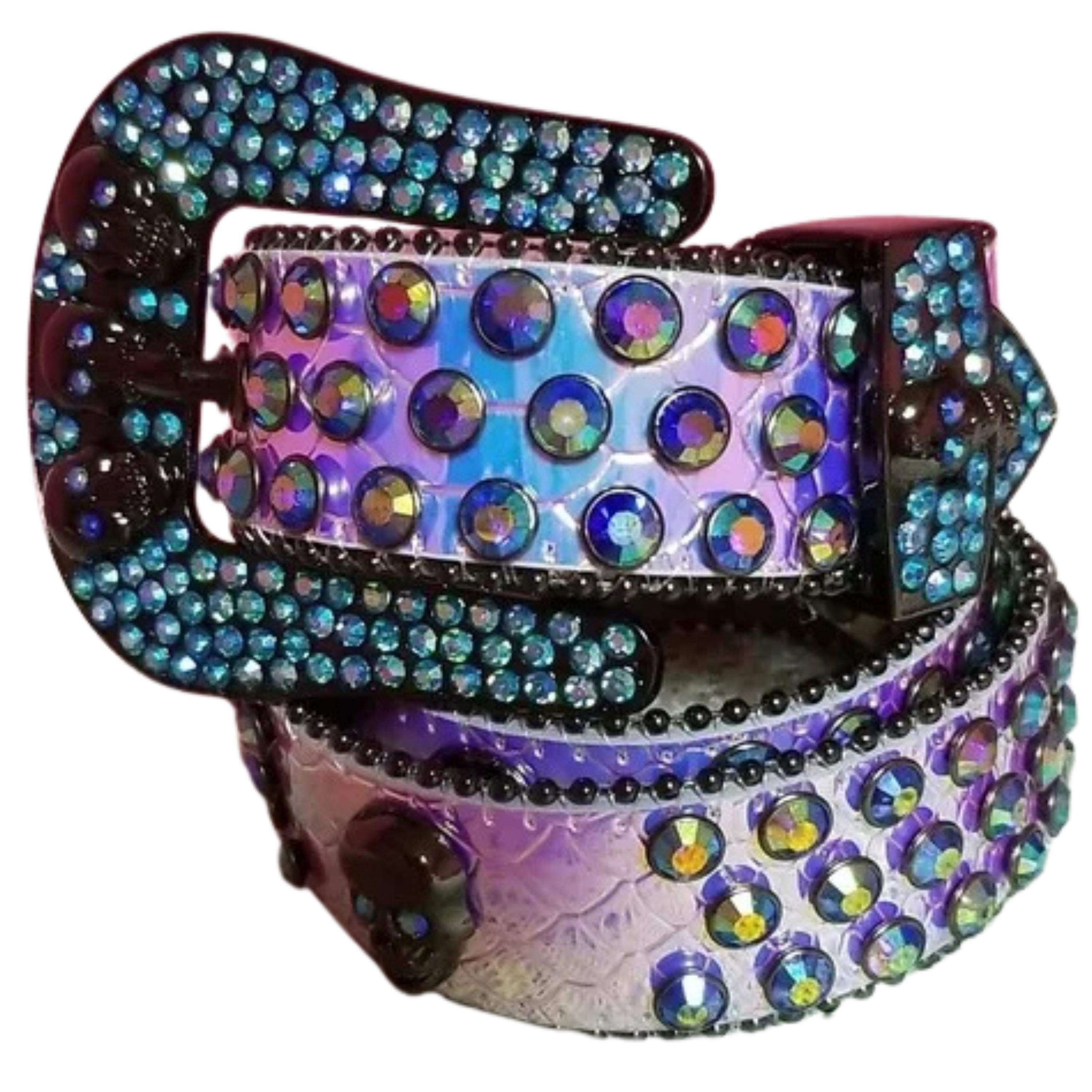 Y2k Rhinestone Belts - Etsy