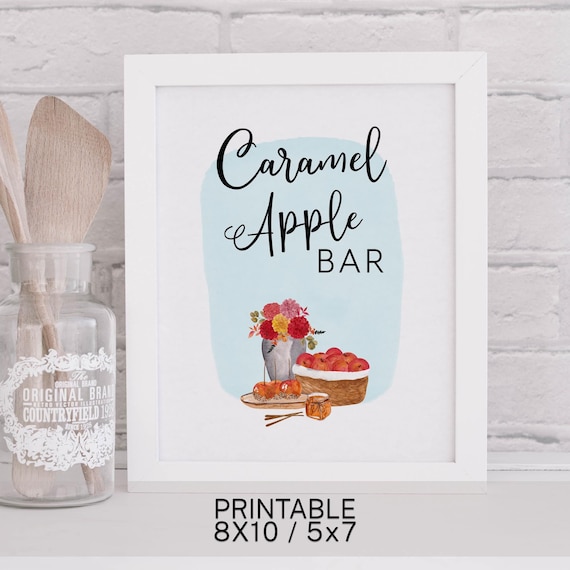 Caramel Apple Cider Sign