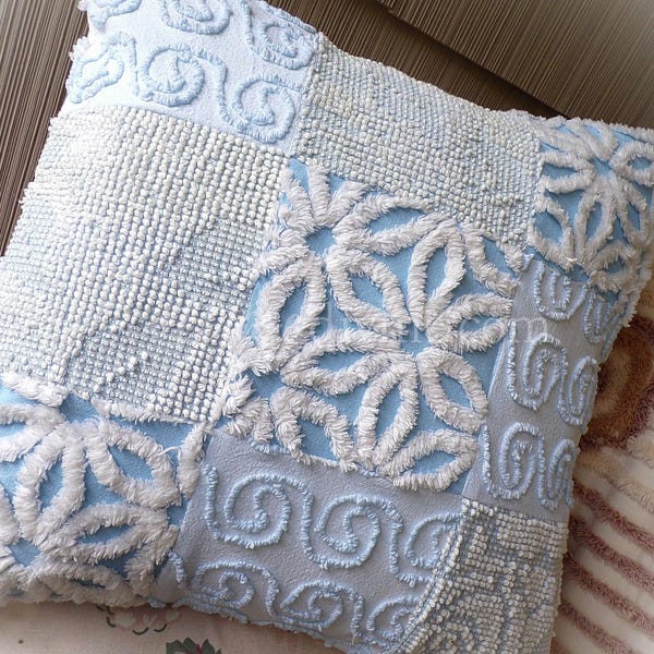 Chenille Pillow - Etsy