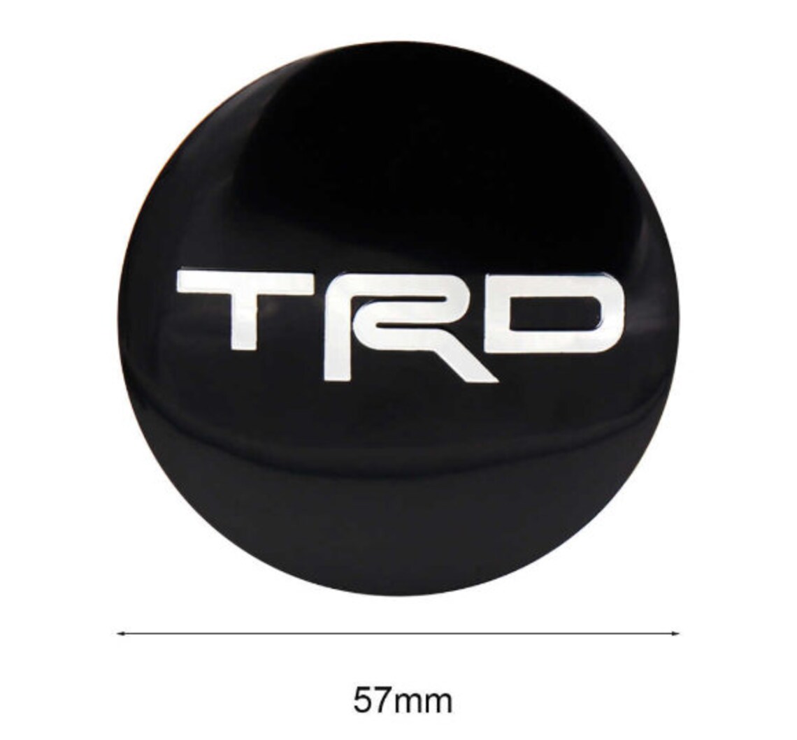4 Pcs Trd wheel center hub caps stickers 56mm 2.20 inch Etsy