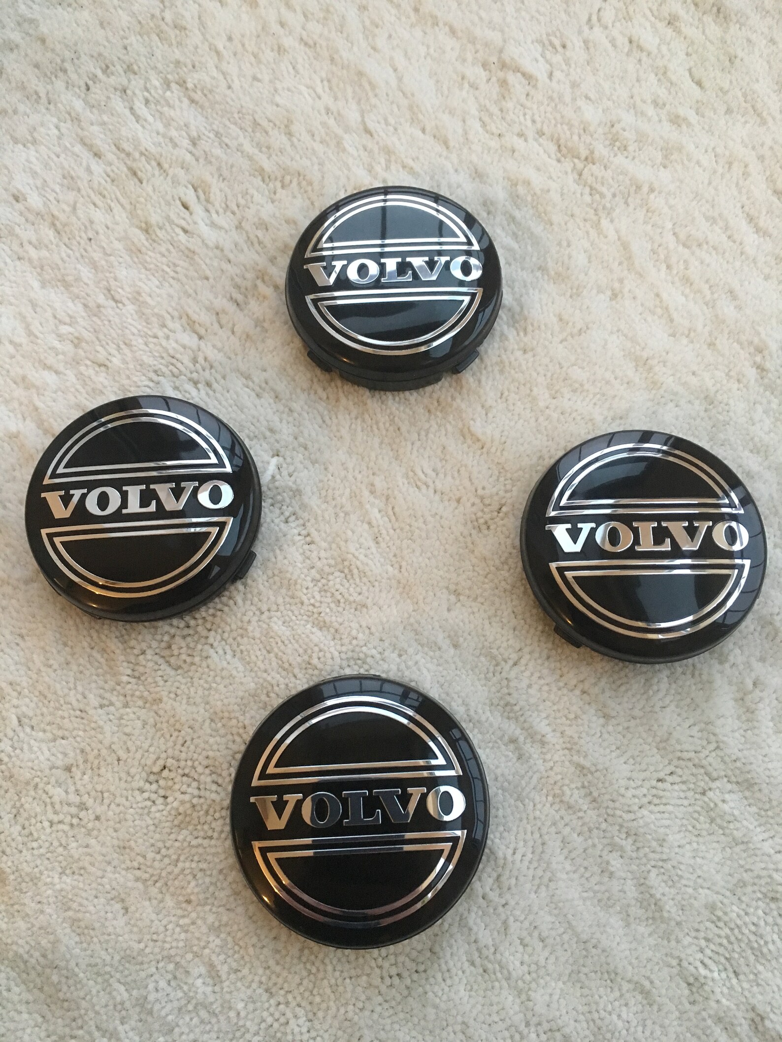 4 Stück 64 mm 252 Zoll BLACK VOLVO Wheel Center Hub Caps Etsy