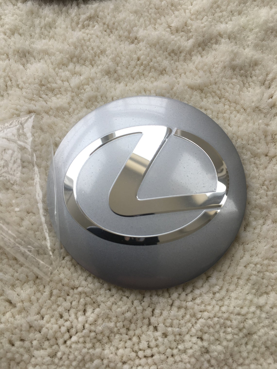 4 Pcs Lexus wheel center hub caps stickers 56mm Silver Etsy