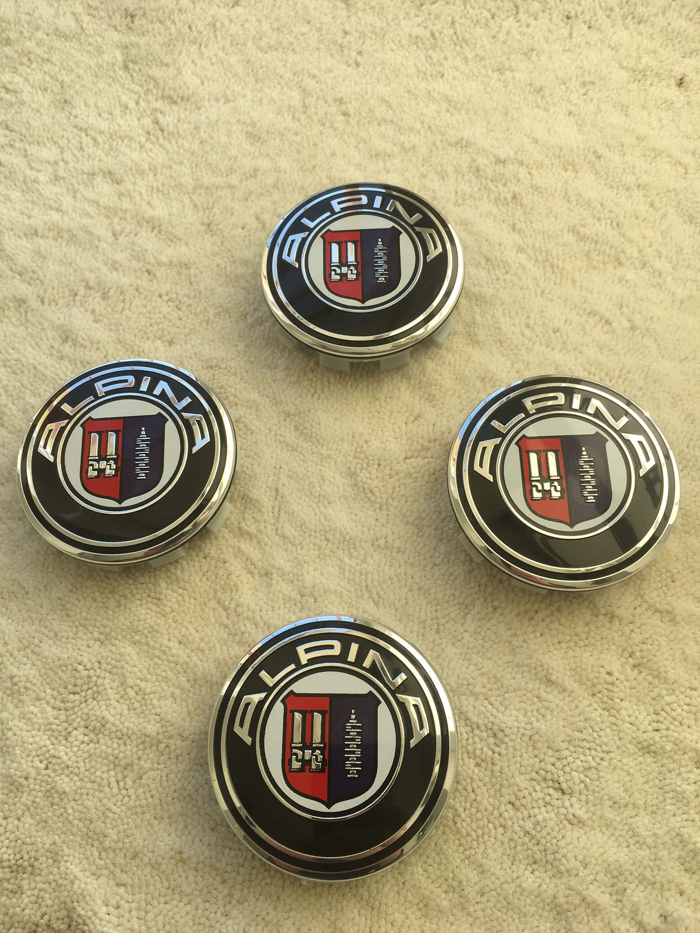 4 Pcs Set Alpina Wheel Centre Caps 68 mm outer diameter Etsy