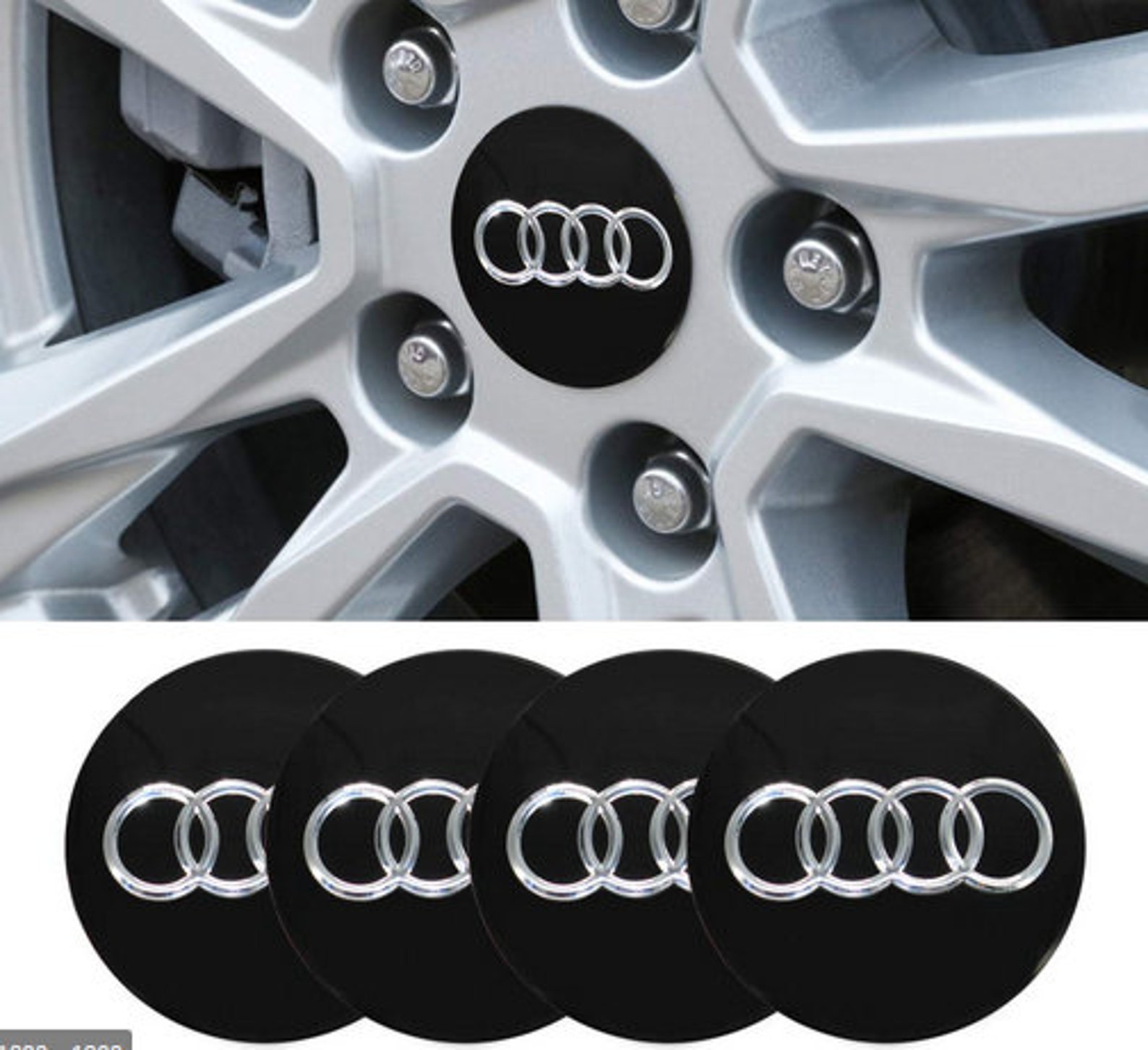 4pcs 56mm Audi Car Wheel Center Hub Caps pegatina para audi Etsy