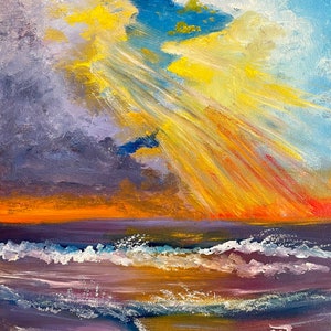 Sunbeams - Ocean inspired Art Print