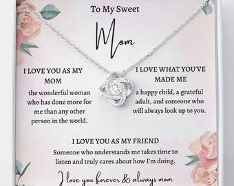 To My Mom Necklace Gift From Daughter, Mom Jewelry, Birthday Gift To Single Mom, Mommy Gift, Mom Gift From Son, Mother's day From Children