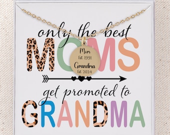 New Grandma Gift Baby Announcement Grandparent Promoted to Grandma Pregnancy Reveal Gift for New Grandmother Gift First Time Grandma Family
