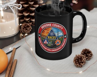 Broome County RACES Radio Amateur Civil Emergency Service Mug