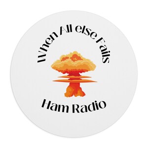 Ham Radio, Mouse Pad, Computer Accessories, Mousepad, Desk Mat, Large Mouse Pad, Ham Radio Mouse Pad, Gift for Him, Ham Radio Gift.