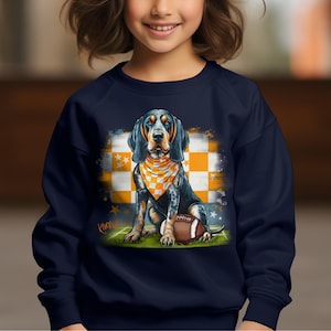 Tennessee Youth Football Sweatshirt, Youth Game Day Sweatshirt, Football Fan Sweatshirt, Knoxville Game Day Sweatshirt, Tennessee Gift