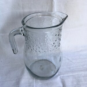 Glass pitcher