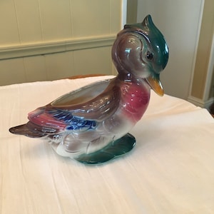 Mallard duck collector planter