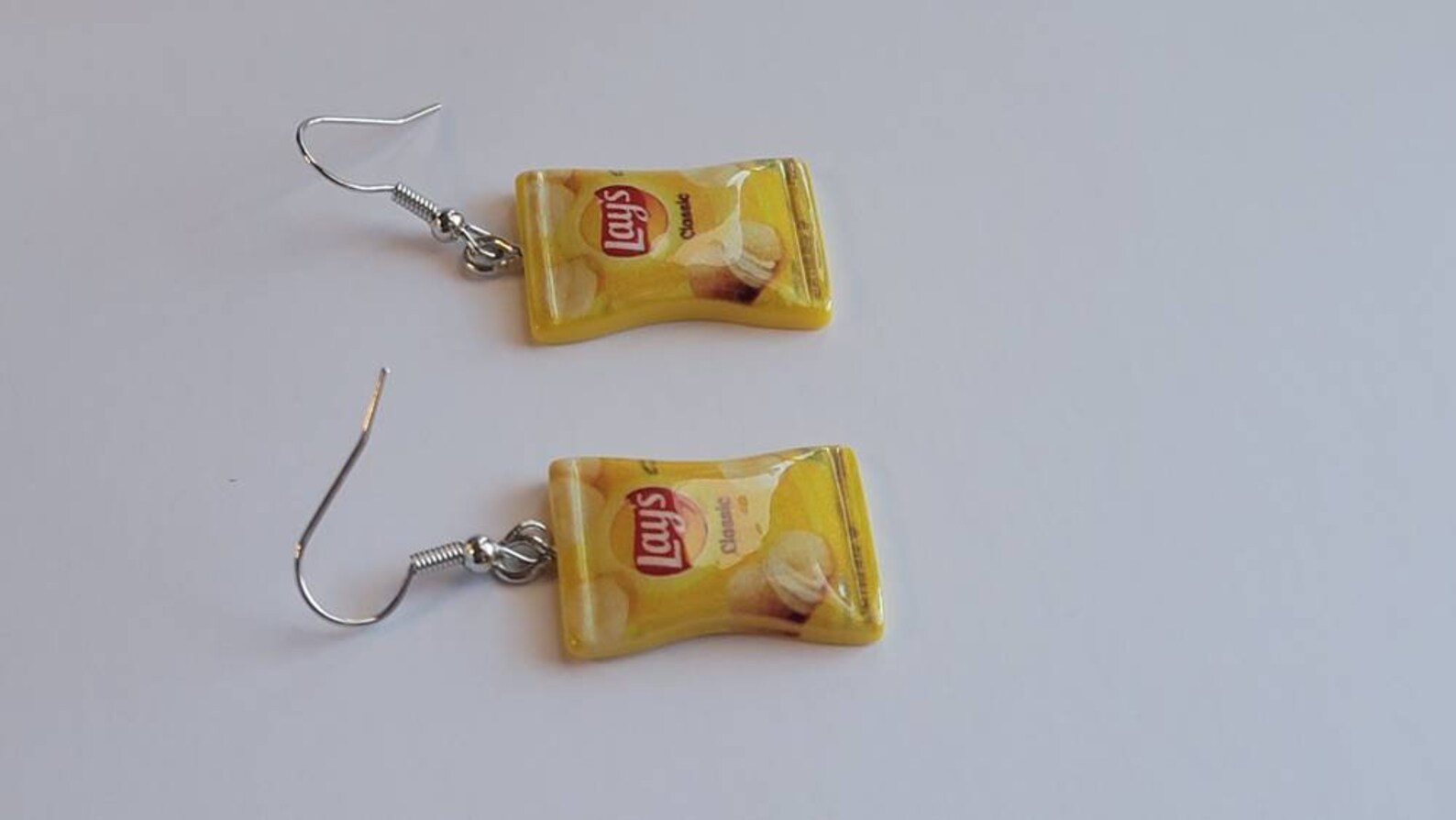 Potato Chip Earrings Cute Snack Earrings Fun Jewelry Gifts Etsy