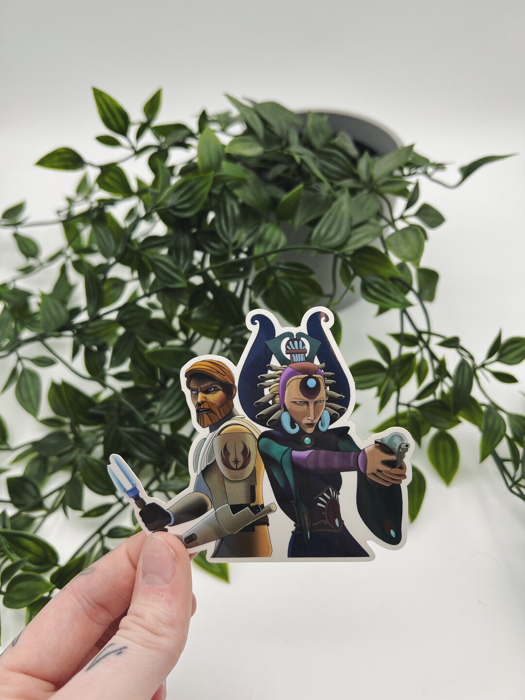 Obi Wan & Satine Sticker - Etsy