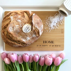 Cutting board personalized wooden board Hygge country house Shabby Hygge Skandi move-in gift coordinates