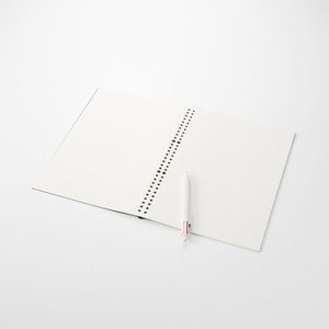 Muji lösbladsanteckningsblock, ringpärm, refillpapper, A5 B5 A4-storlek, rutnät, linjerat, 20 26 30 hål, släta instickspapper