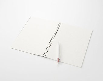 Muji Loose Leaf Notebook, Ring Binder Refills Paper, A5 B5 A4 Size, Grid Squared Lined Ruled, 20 26 30 Holes, Smooth Inserts Paper