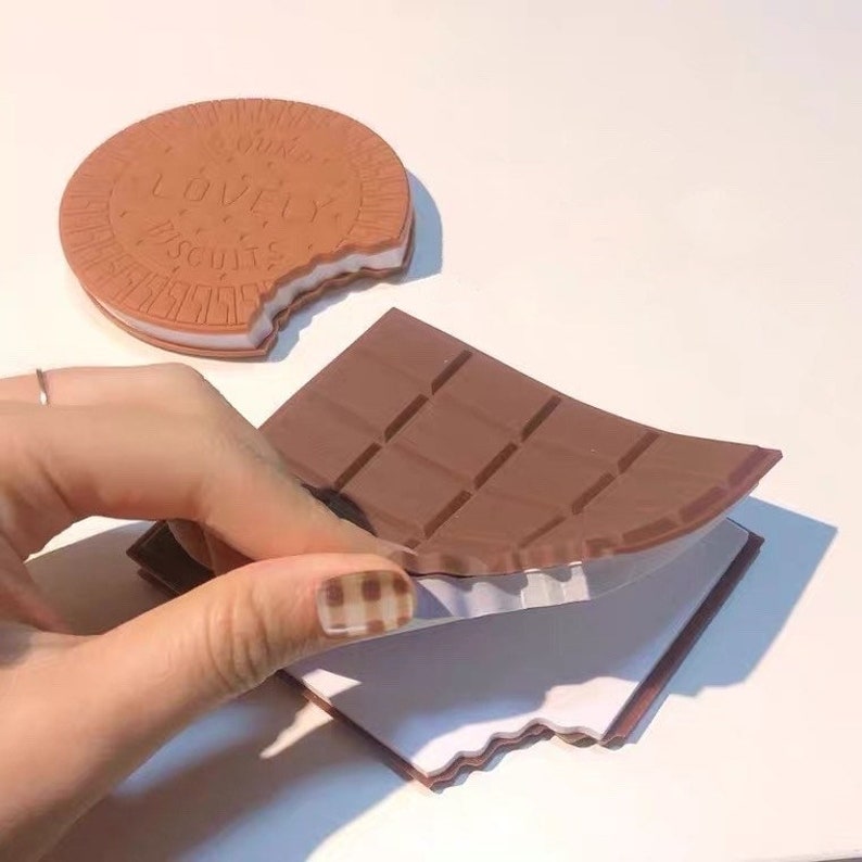 Scented Mini Notepad, Chocolate or Biscuit Design, Pocket Notebook - Etsy