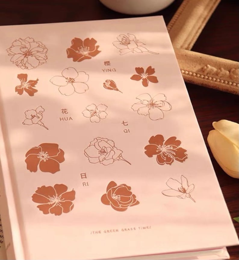 192 Pages Japanese Style Notebook Cherry Blossoms Notebook - Etsy