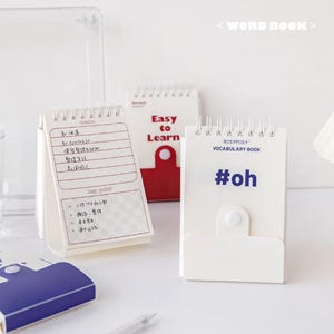 Vocabulary Word Book, Learning New Language Study Cards, Loose Leaf ...