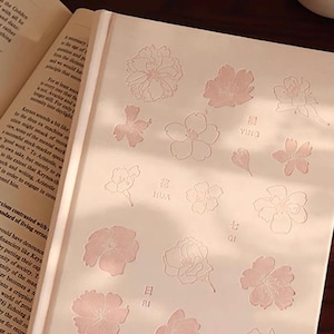 192 Pages Japanese Style Notebook, Cherry Blossoms Notebook, Student Notebook, Student Gift, Diary, Planner, Journal, Office