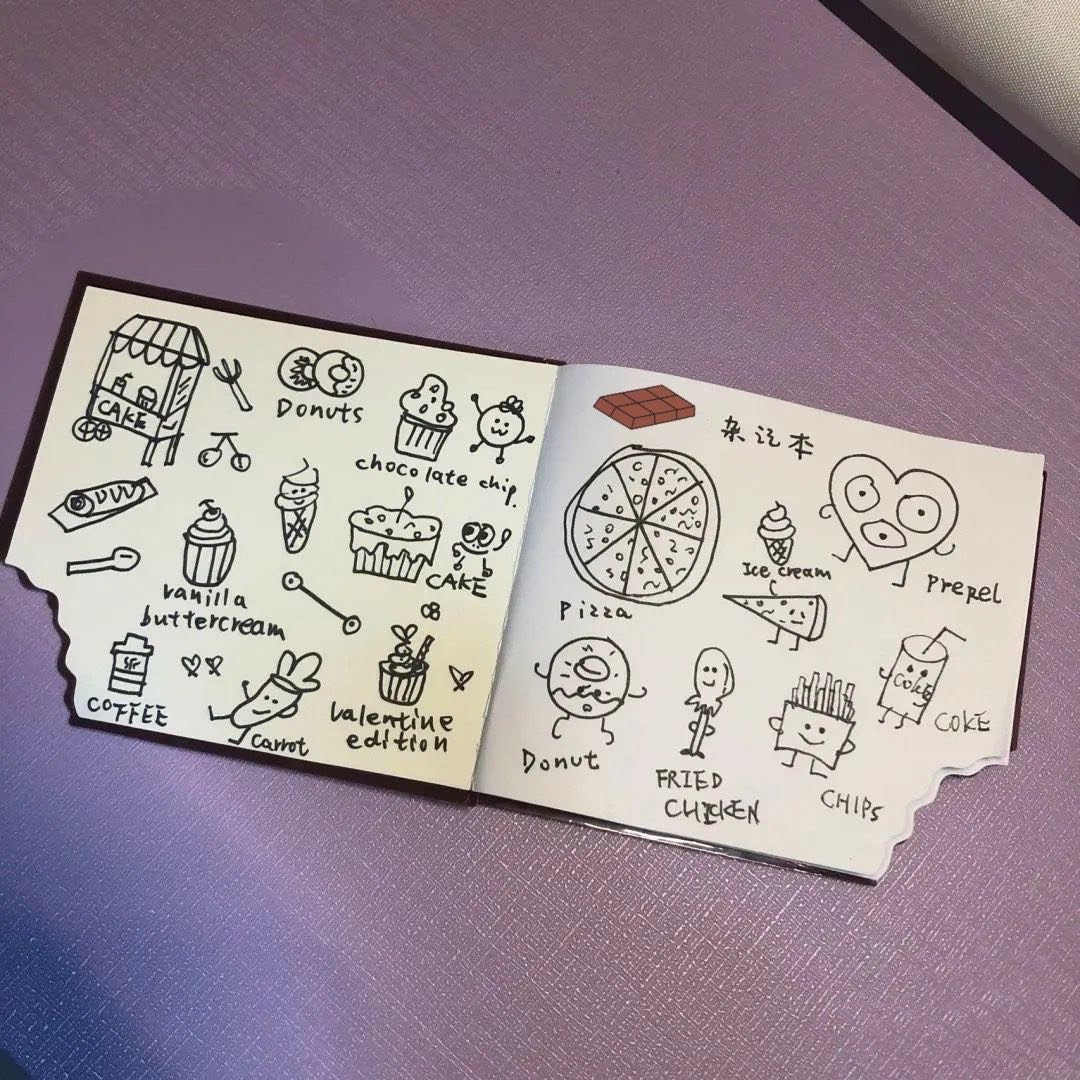 Carnet De Notes Miniature En Forme De Chocolat - Style Vintage - Idéal Pour Idées, Dessins Ou Listes
