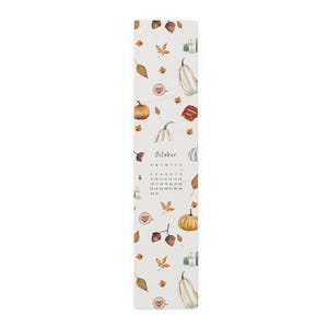 Fall Table Runner | Fall Decor, Thanksgiving Tableware, Cotton Runner, Home Decoration, Seasonal Dining