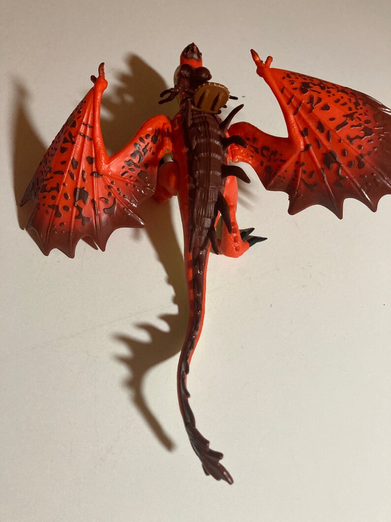 How to Train Your Dragon Toy Dragon Hookfang Orange Action Etsy