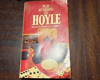 Play According to Hoyle Rules of Games paperback book vintage how to manual for many card games