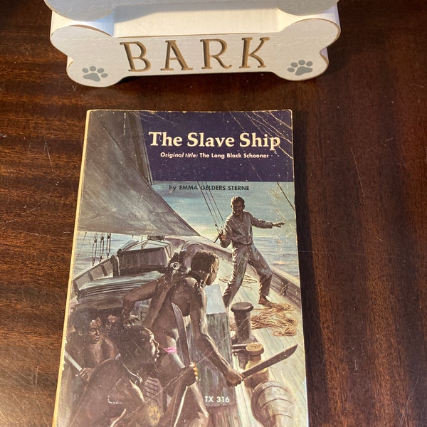 The Slave Ship by Emma Sterne paperback book vintage 1973 Scholastic Book True account of captured slaves taking over the ship