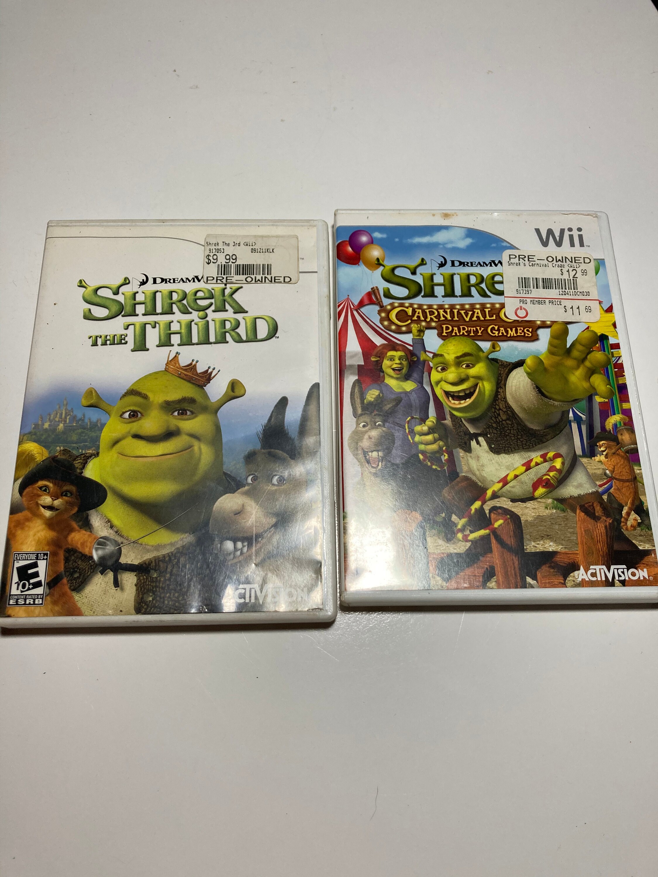 Shrek the Third Wii Video Game and Shrek Carnival Party Games - Etsy