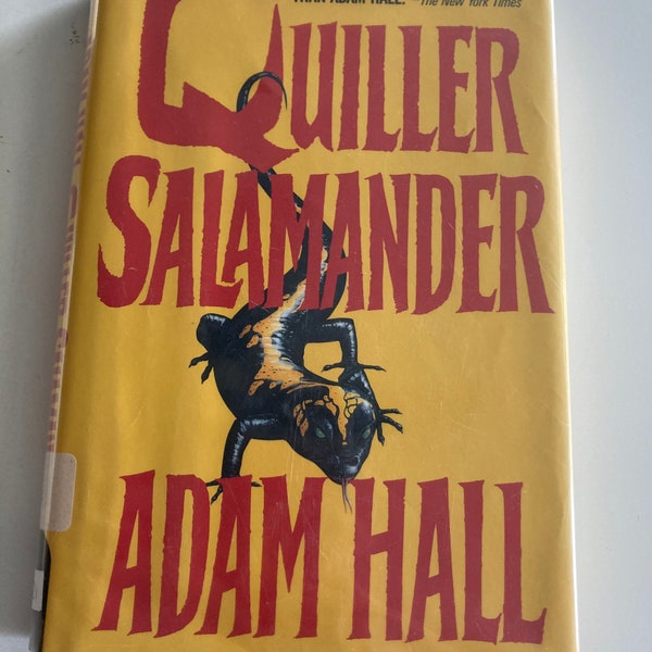Quiller Salamander by Adam Hall hardback book with dust jacket fiction novel espionage Cambodia book