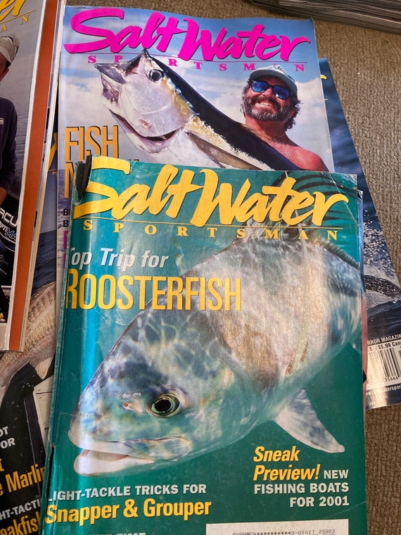 Salt Water Sportsman Magazine Lot of 6 Vintage Year 2000 Fisherman