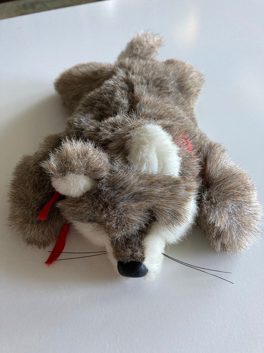 ASI Plush Stuffed Dog Husky Wolf Beanie Weights 9 Vintage - Etsy