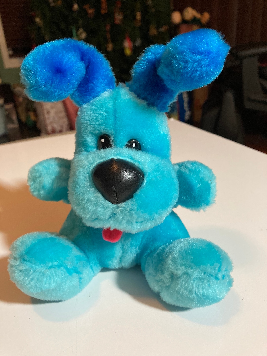 Dog Puppy 6 Plush Stuffed Vintage Ears up Blue Puppy Dog Toy Etsy