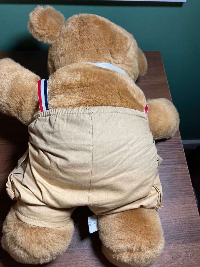 ADOPT ME Vintage Macy Teddy Bear 1992 Dressed in Clothes Plush Etsy