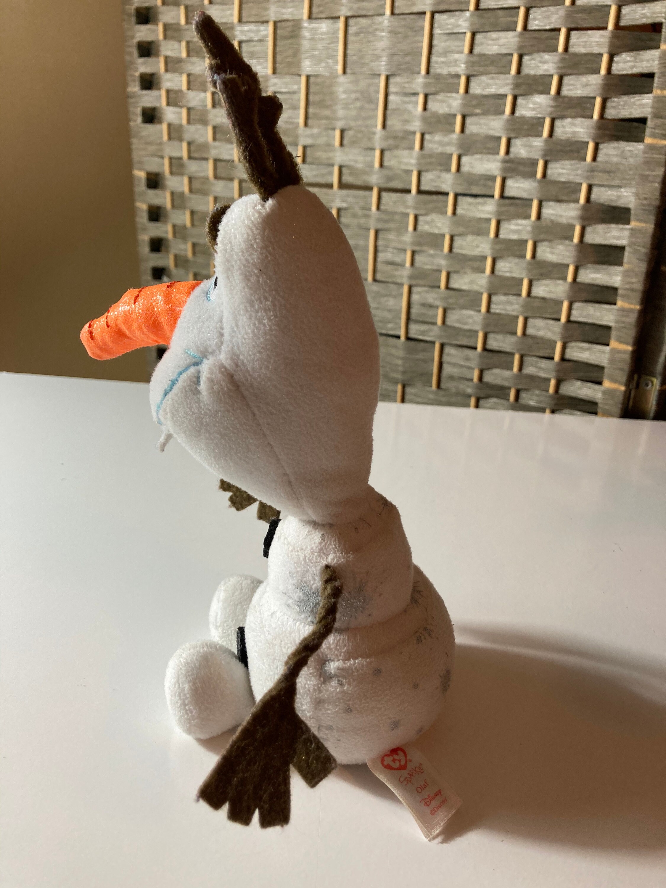 Olaf Snowman Ty Plush Stuffed Animal - RR Games