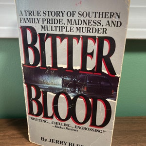 Bitter Blood by Jerry Bledsoe paperback book vintage True crime Louisville Kentucky crime book