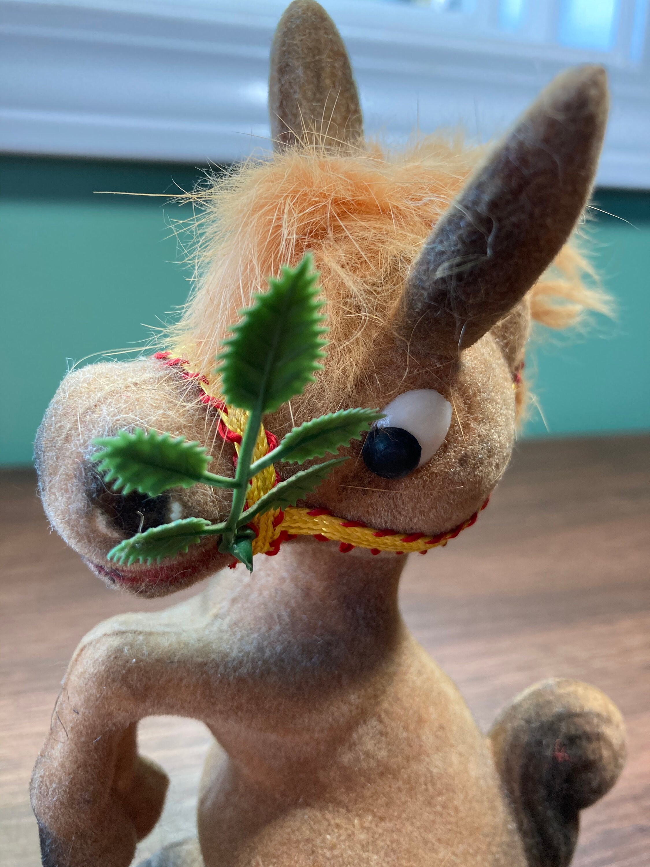 Vintage 1970’s Donkey With Holders Hat Felt Covered - Etsy
