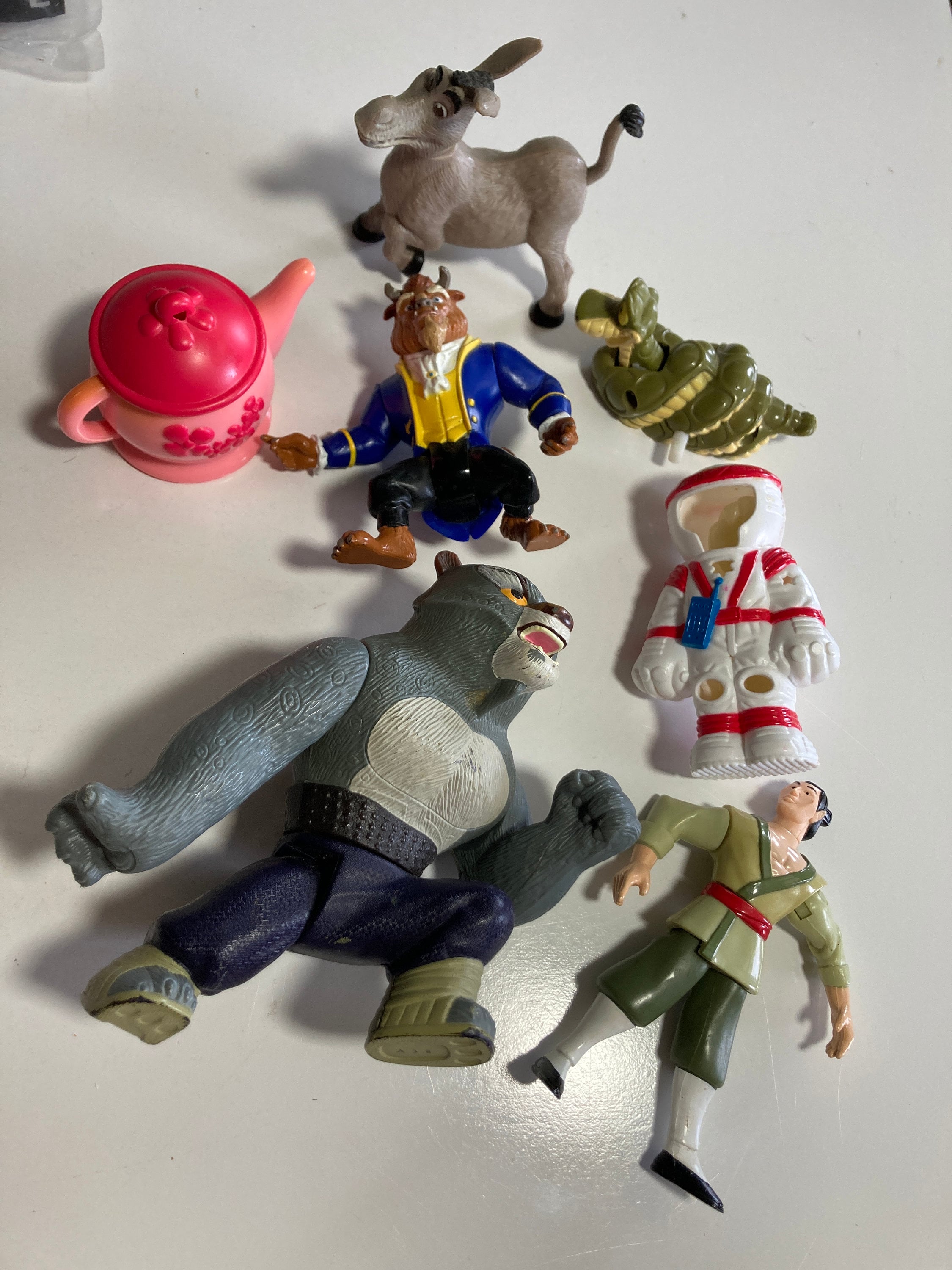 Juguetes de comida vintage lote de McDonald's Happy comida