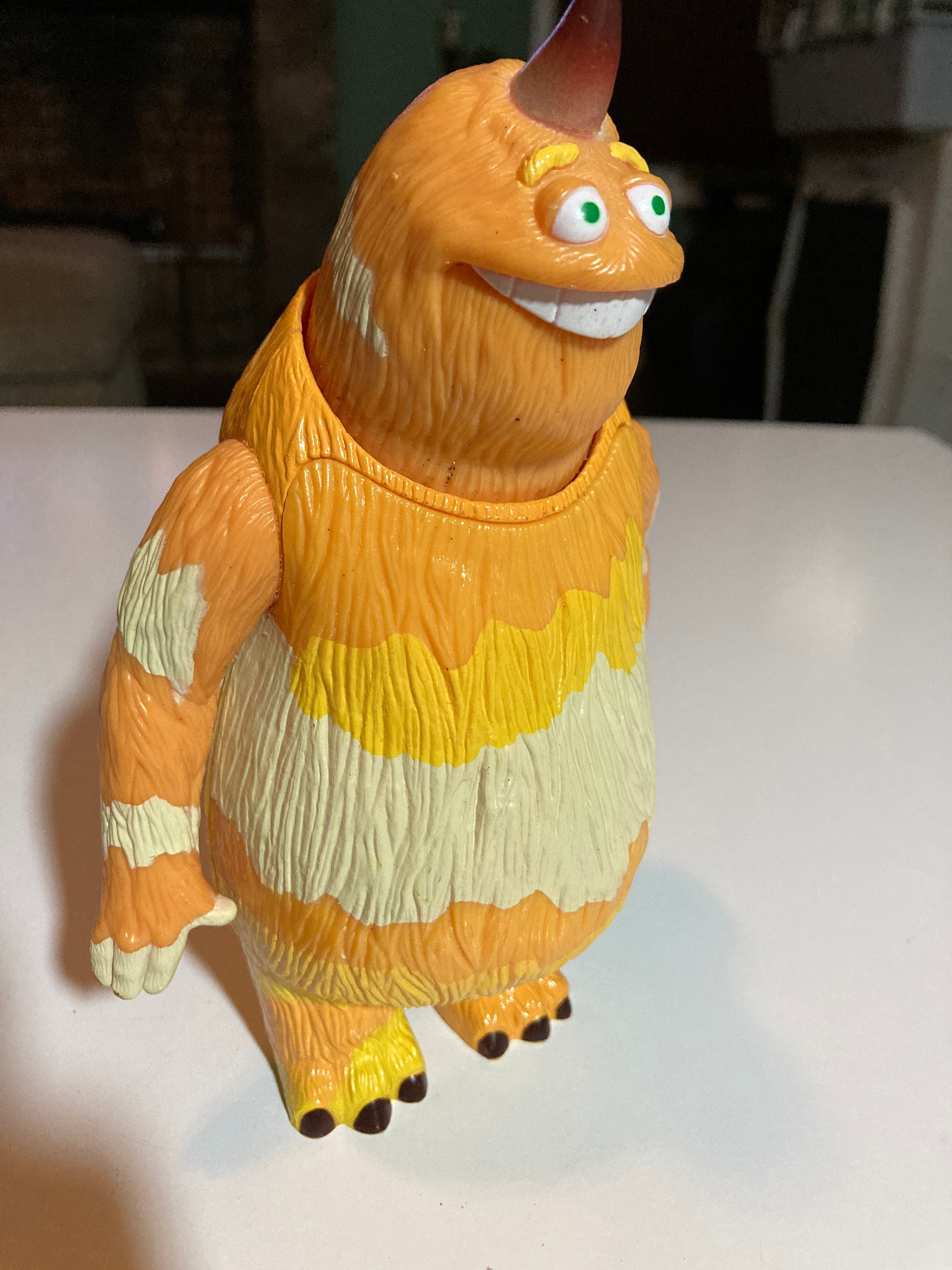 Monsters Inc Sully Mcdonalds Toy and George Hasbro Characters Fur Pops off Yellow  Monster With Sock Action Figures Toy Lot 2 - Etsy