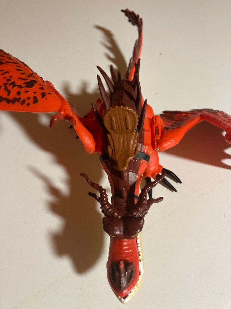 How to Train Your Dragon Toy Dragon Hookfang Orange Action Etsy