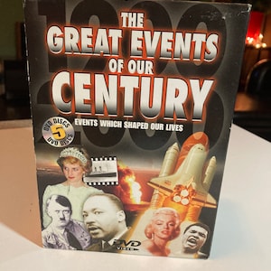 The Great Events of our Century Dvd set 5 discs Events which shaped our lives box movie set dvds true world events