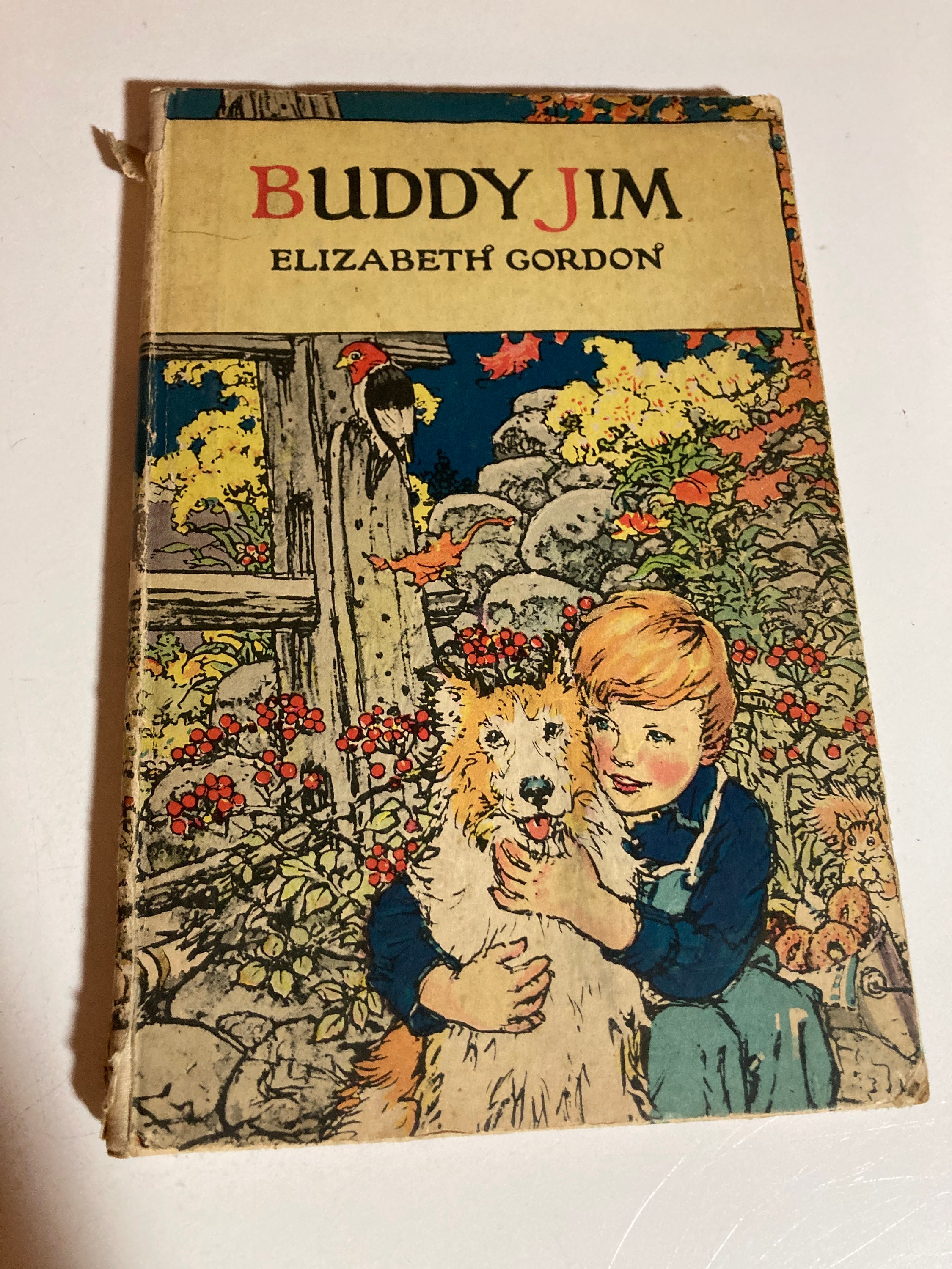 Buddy Jim by Elizabeth Gordon hardback book antique 1922 twelfth edition children’s adult collection