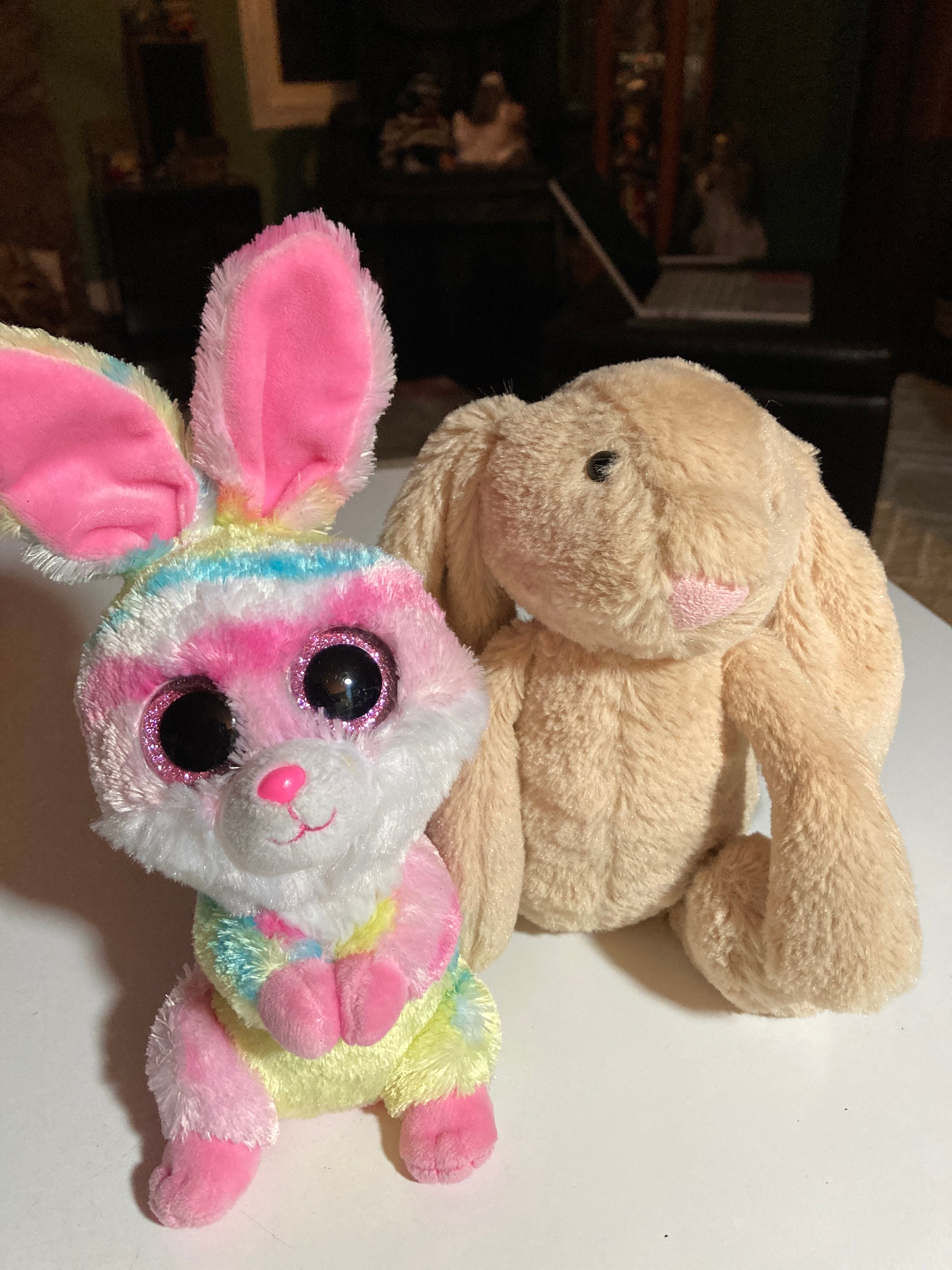 Ty Lapin Ty Lapin Lapin Lollipop « Grands Yeux Animal Coloré Et