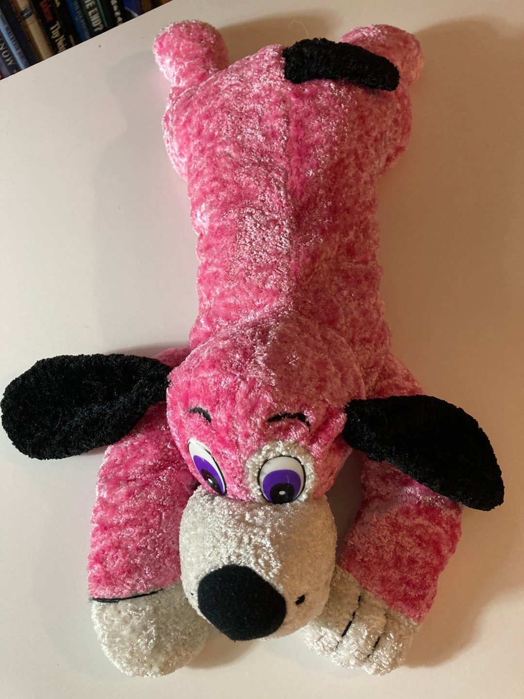 Toy Works San Antonio Texas Plush Puppy Dog 19 Hot Pink Etsy