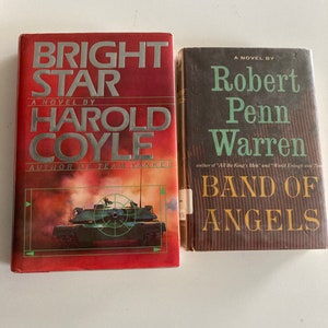 Bright Star by Coyle hardback book with dust jacket Band of Angels vintage lot 2 Civil War military thriller